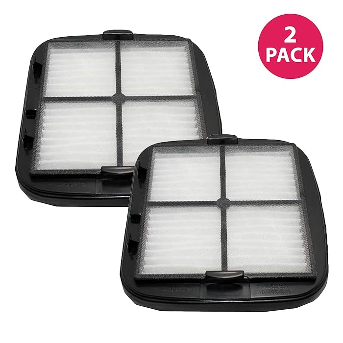 Think Crucial Replacement Air Filters - Compatible with Bissell CleanView Models 27K6, 33A1B, 47R5A, 47R5B, 33A1, 47R5, 47R51 - Pair with Part 2037416, 2031432 (2 Pack)