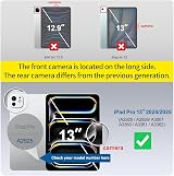 GOZOPO 2-Pack Screen Protector for iPad Pro 13 M5/M4 9H Tempered Glass view 2