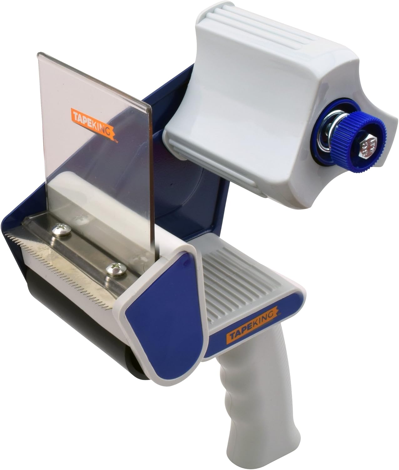 Tape King TX300 3 Inch Wide Packing Tape Dispenser Gun - Plus 1 Free Roll of Packaging Tape - Side Loading 3" Lightweight Ergonomic Industrial Gun for Shipping, Moving, Carton and Box Sealing : Office Products