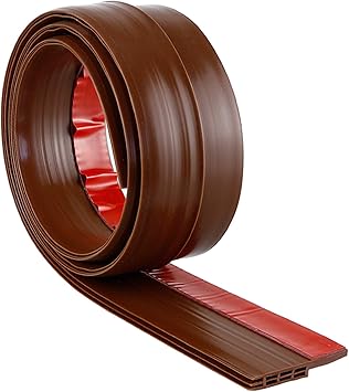 Amazon Com Door Bottom Sweep Draft Blocker Door Sealing Strip Against Dust Sound Light Silicone Triple Fin Self Adhesive 39 Inch Length Easy Cut To Size Black Home Kitchen