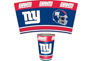 FANMATS NFL - New York Giants Wastebasket | Blue | 15"x10.5"x10.5" | Primary Logo, Helmet, & Wordmark
