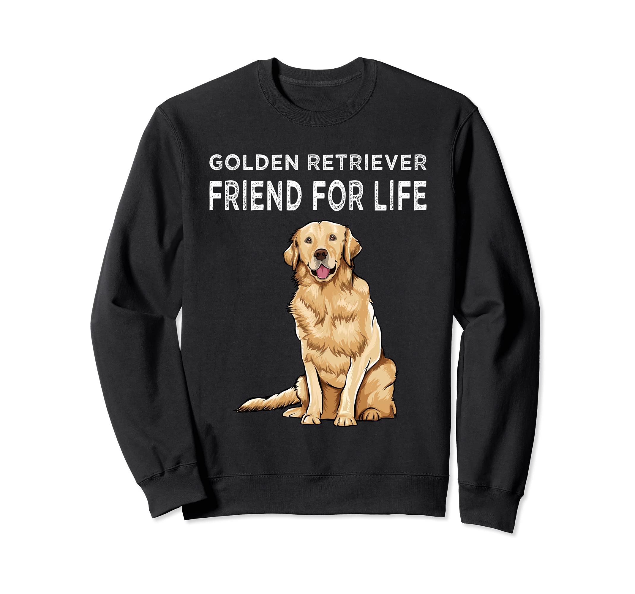 Golden Retriever Friend For Life Dog Friendship Sweatshirt