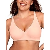 Yisfo Women's Deep V Bra Wireless Seamless No Underwire Jelly Bras Comfortable T-Shirt Bra Push Up Plunge Bralettes