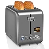 SEEDEEM Toaster 2 Slice, Stainless Steel Bread