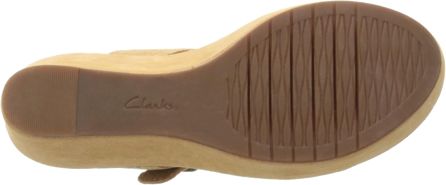 clarks women's annadel orchid wedge sandal