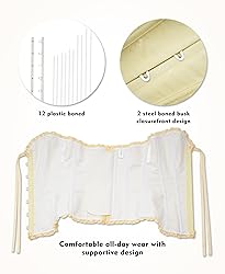 SZIVYSHI Yellow Iris Corset Top for Women