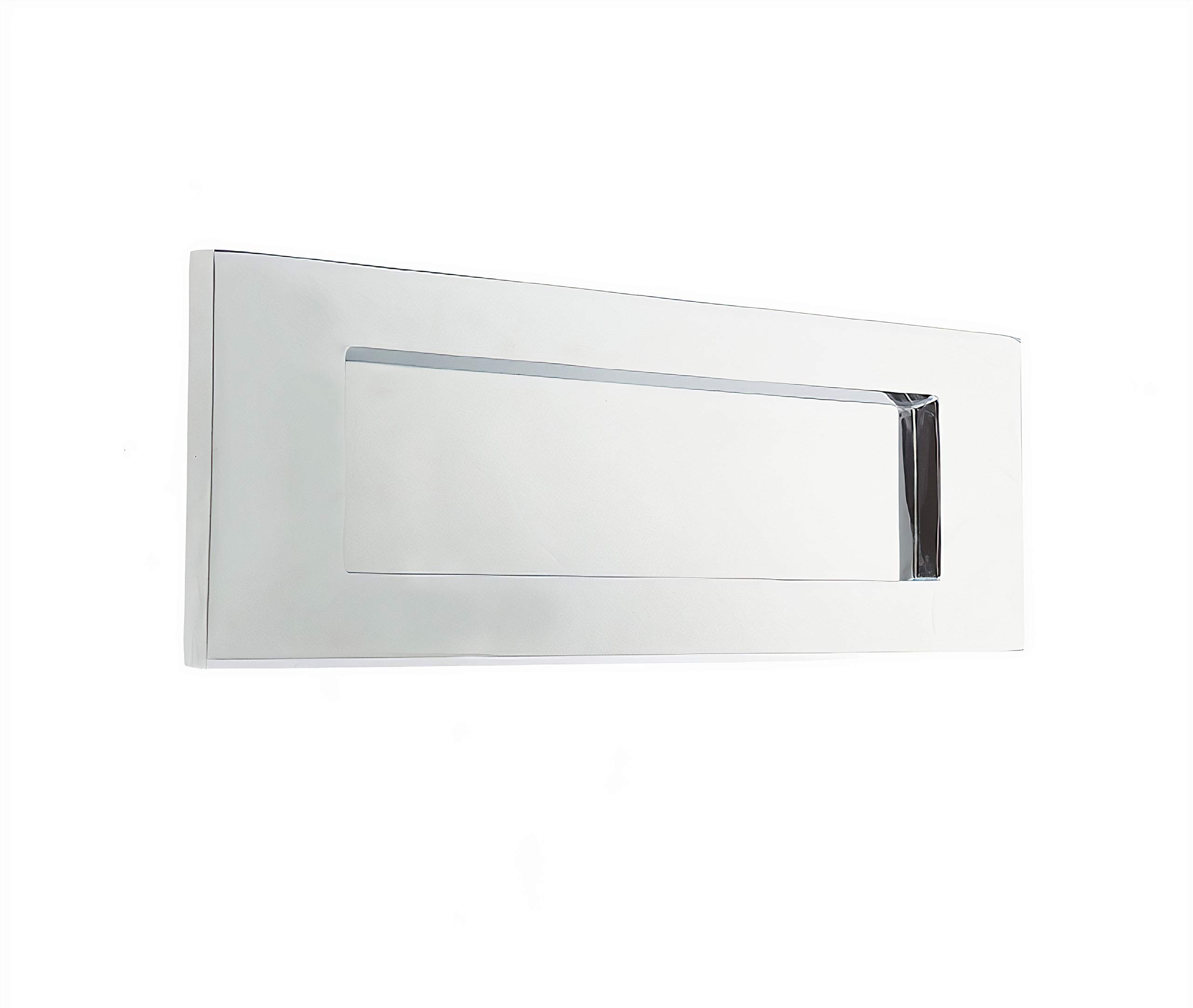Traditional Letter Plate Polished Chrome 279 x 89mm