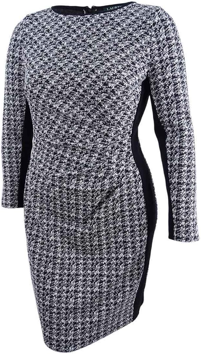 houndstooth sheath dress