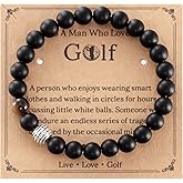 HUTIMY Golf Bracelet Gifts for Men Male Golf Accessories Funny Christmas Birthday Gifts for Golf Lovers