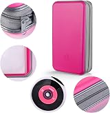 LIOVODE DVD Case 96 Capacity CD Case Holder Storage Organizer view 3