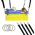 Ferret Hammock For Cage Box, use as Hanging Bed or Secure to Cage. Ferret Cage Accessories w/ Adjustable Straps, Perfect Smal