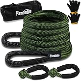 Perantlb Kinetic Recovery Rope - 1" x 20ft (33000lbs), Tow Rope with Soft Shackle and Glove, Suitable for 4WD Pick Up Truck, SUV, ATV, UTV