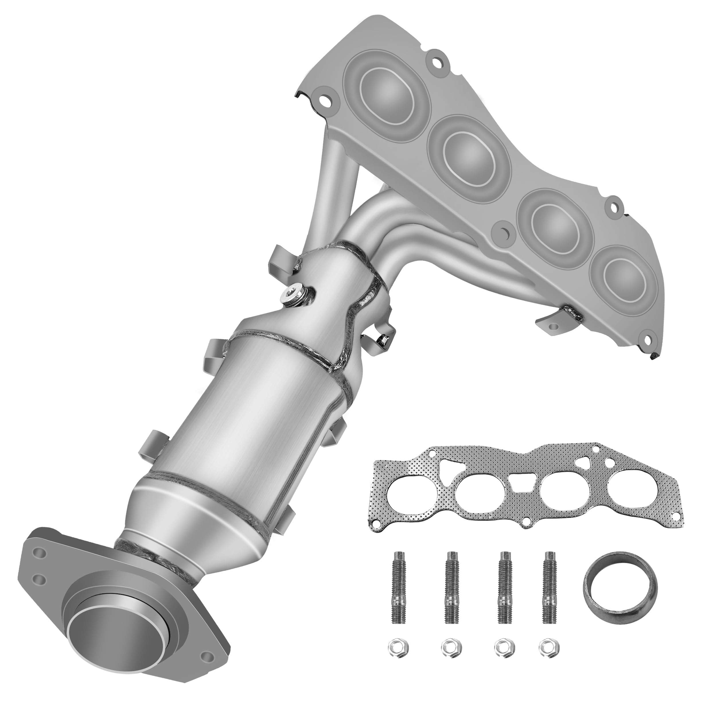 Photo 1 of [Front]FortunaFlow Exhaust Manifold Catalytic Converter Compatible with Toyota Rav4 2009-2018,Scion TC 2011-2016 2.5L,Replace 16636,641409,17326(EPA Compliant+standard)