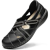 TERRIKAT Women's Casual Loafers Cute Slip On Comfort Walking Flats Leather Driving Moccasins Fashion Closed Toe Boat Shoes