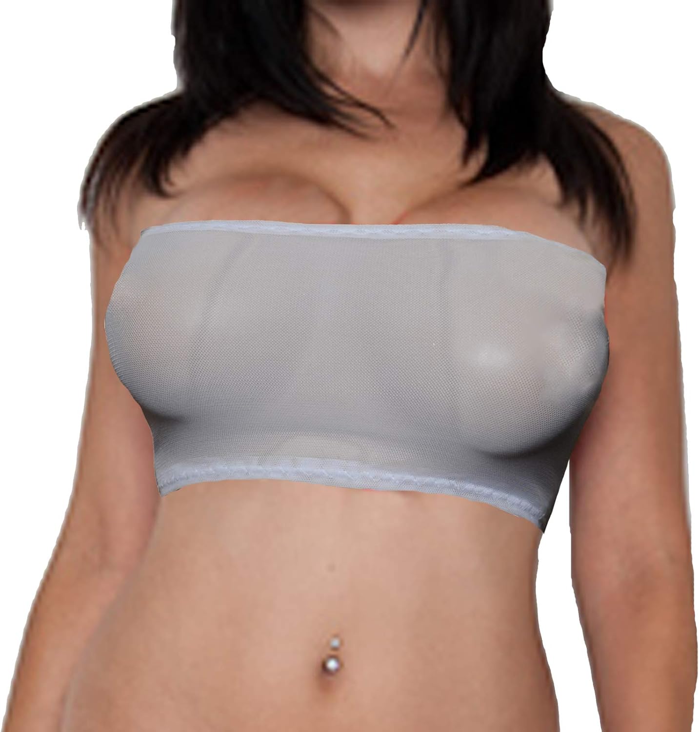 white boob tube top