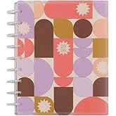 Happy Planner Disc-Bound Academic Planner July 2025 - June 2026 Daily, Weekly and Monthly - 3 Bonus Months, Classic Size, Dashboard Layout, Stacked Geos