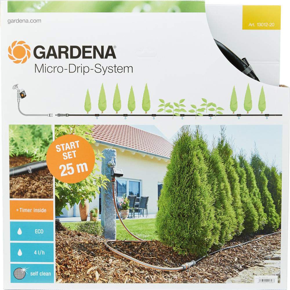 Gardena Starter Set Rows of Plants M automatic: Micro-Drip System for irrigation of plant rows (13012-20) — image 1