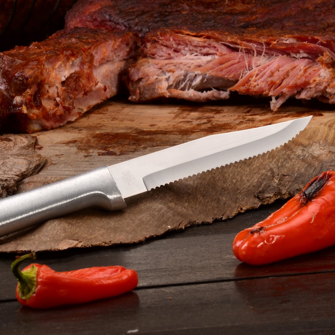 Rada Cutlery Serrated Steak Knife Set Stainless Steel Knives With