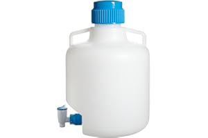 Bel-Art Autoclavable Polypropylene Carboy with Spigot; 10 Liters (2.6 Gallons) (F11846-0025)