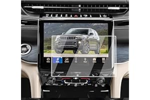 ECOZEN Screen Protector For 2021-2025 Jeep Grand Cherokee L, 10.1-Inch Navigation 9H Tempered Glass Screen Protector Grand Cherokee L(Limited/Overland/Summit/Summit Reserve) Accessories HD Anti Fingerprints