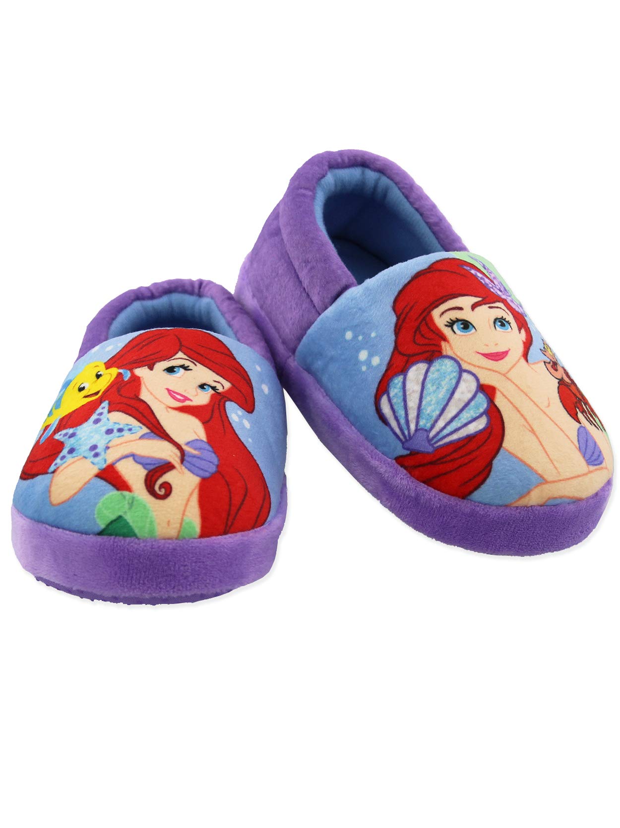 Disney Princess Girls Toddler Plush Aline Slippers