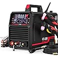 YESWELDER CT-520 Tig Welder & Plasma Cutter, 5-In-1 CUT/HF TIG/Pulse TIG/Spot Welding/Stick, 200A TIG and Stick & 50A Plasma Cutting, 110/220V Dual Voltage Multifunctional Welding Machine