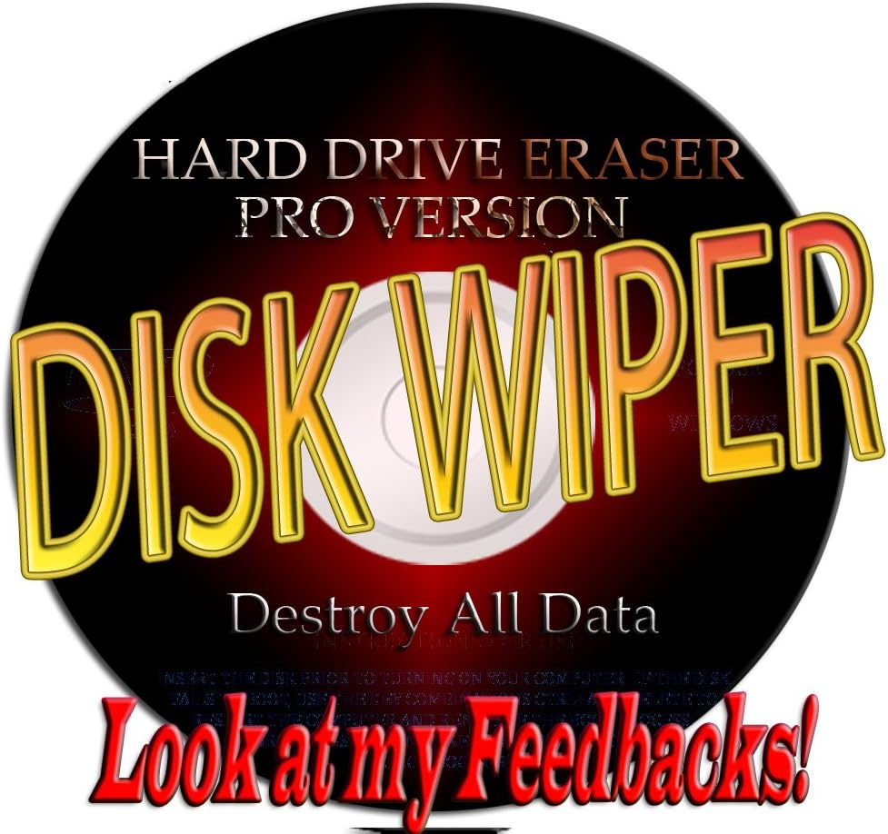 Professional Hard Drive Eraser 32/64Bit - Wipe your Hard Drive Securely for [Windows - Linux - Mac]