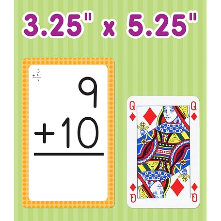 Mua Carson Dellosa 4-Pack Math Flash Cards for Kids Ages 4-8, 211 ...