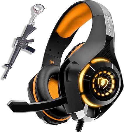 Casque gamer orange Clearance