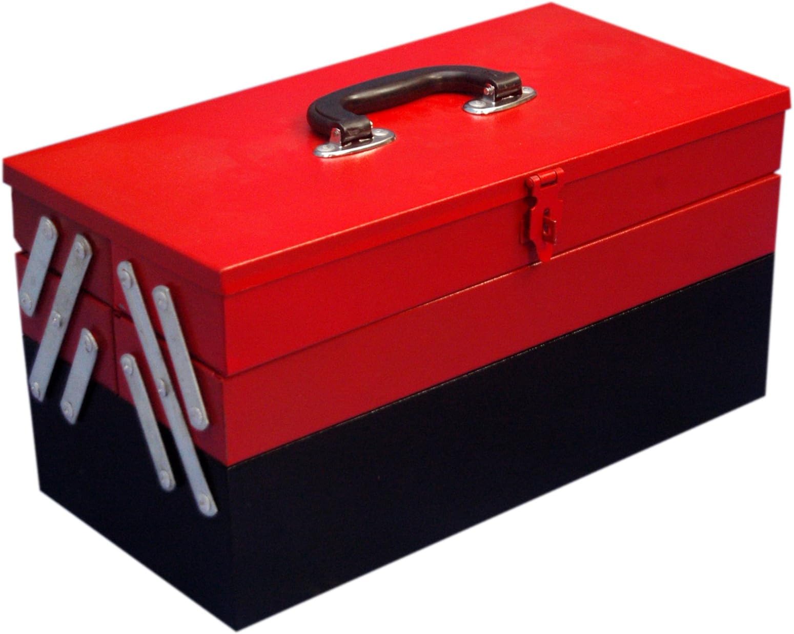 Pahal Metal Tool Box 5 Drawers (Red, 17x8x9-inch)