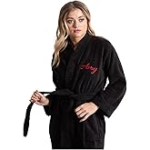 Turkuoise Soft & Absorbent Towel Robe, 100% Cotton Turkish Terry Cloth Kimono Bathrobes for Women