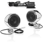 BOSS Audio Systems MC420B 3 Inch Motorcycle Speakers, Class D Amp Package