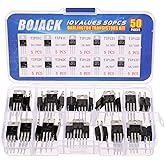 BOJACK 10 Values 50 Pcs Silicon Epitaxial Power Transistor TIP31C TIP32C TIP41C TIP42C TIP120 TIP121 TIP122 TIP125 TIP126 TIP