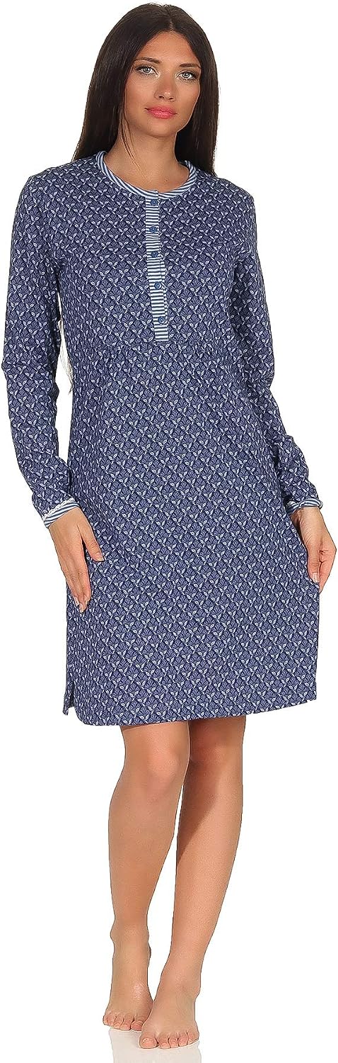 women's cotton knit nightshirts