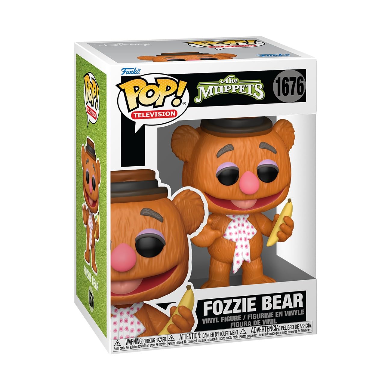 Funko POP! TV: The Muppets - Fozzie Bear - Collectable Vinyl Figure - Gift Idea - Official Merchandise - Toys For Kids & Adults - Model Figure for Collectors and Display