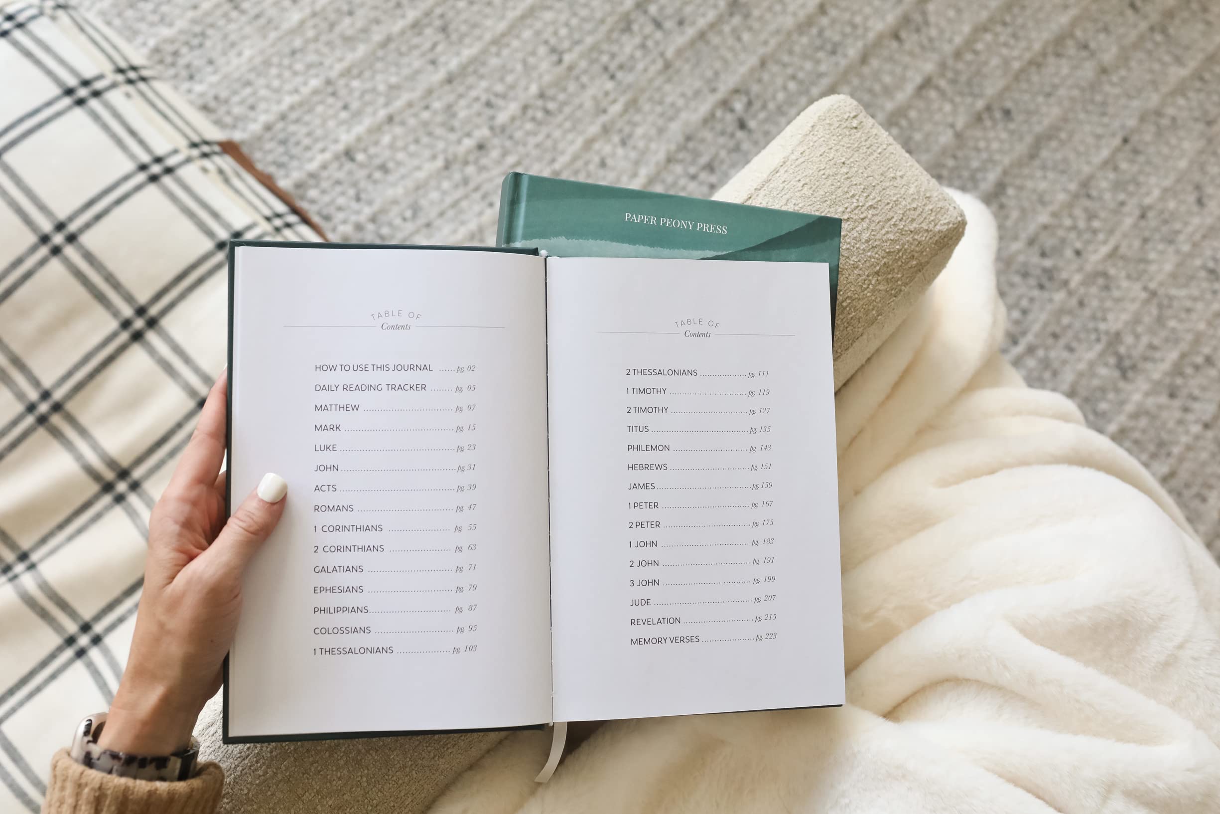The Bible Journal: New Testament Bible Journaling Notebook | Track Daily Readings, Record Bible Verses and Write Prayers | Inspirational Christian Notebook w/Ribbon, 240 pages