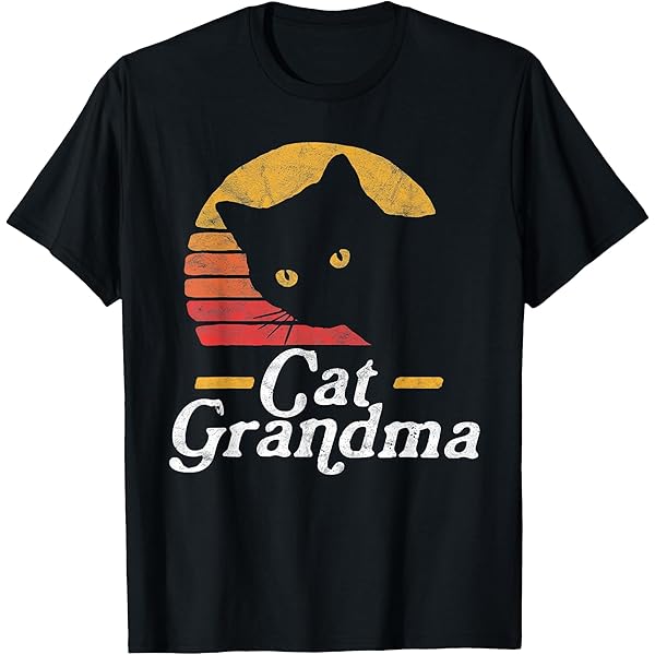 Amazon.com: Cat Daddy Vintage Eighties Style Cat Retro Distressed