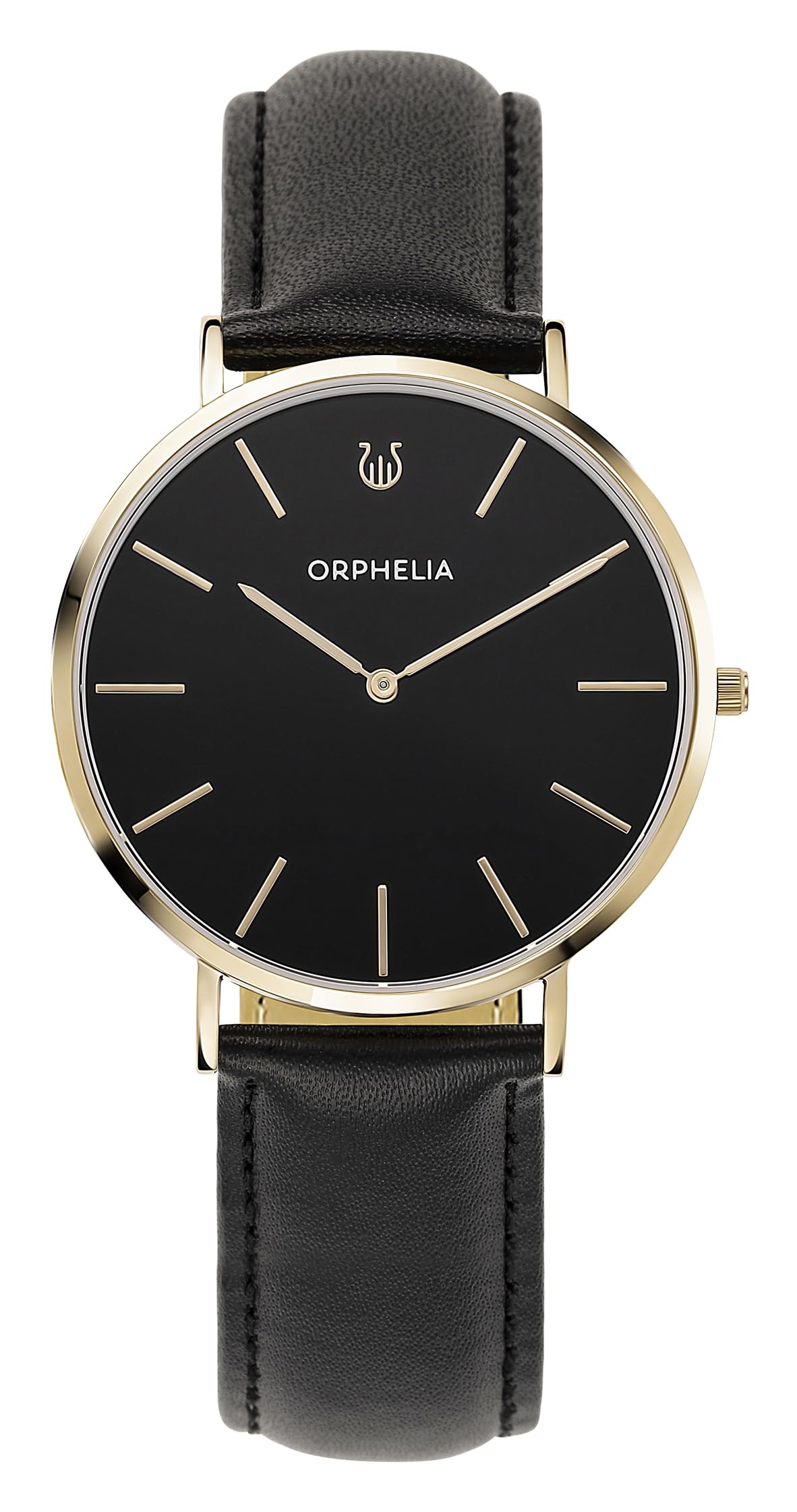 Orphelia Mens Analogue Watch Violiso Black Leather