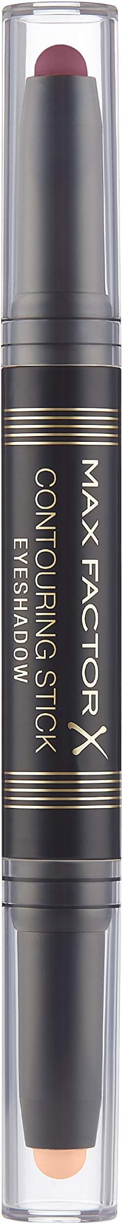 Max Factor Contouring Stick Eyeshadow Double Eye Shadow Burgundy Pink Sand