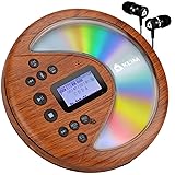 KLIM Discover Wood + Portable CD Player Walkman
