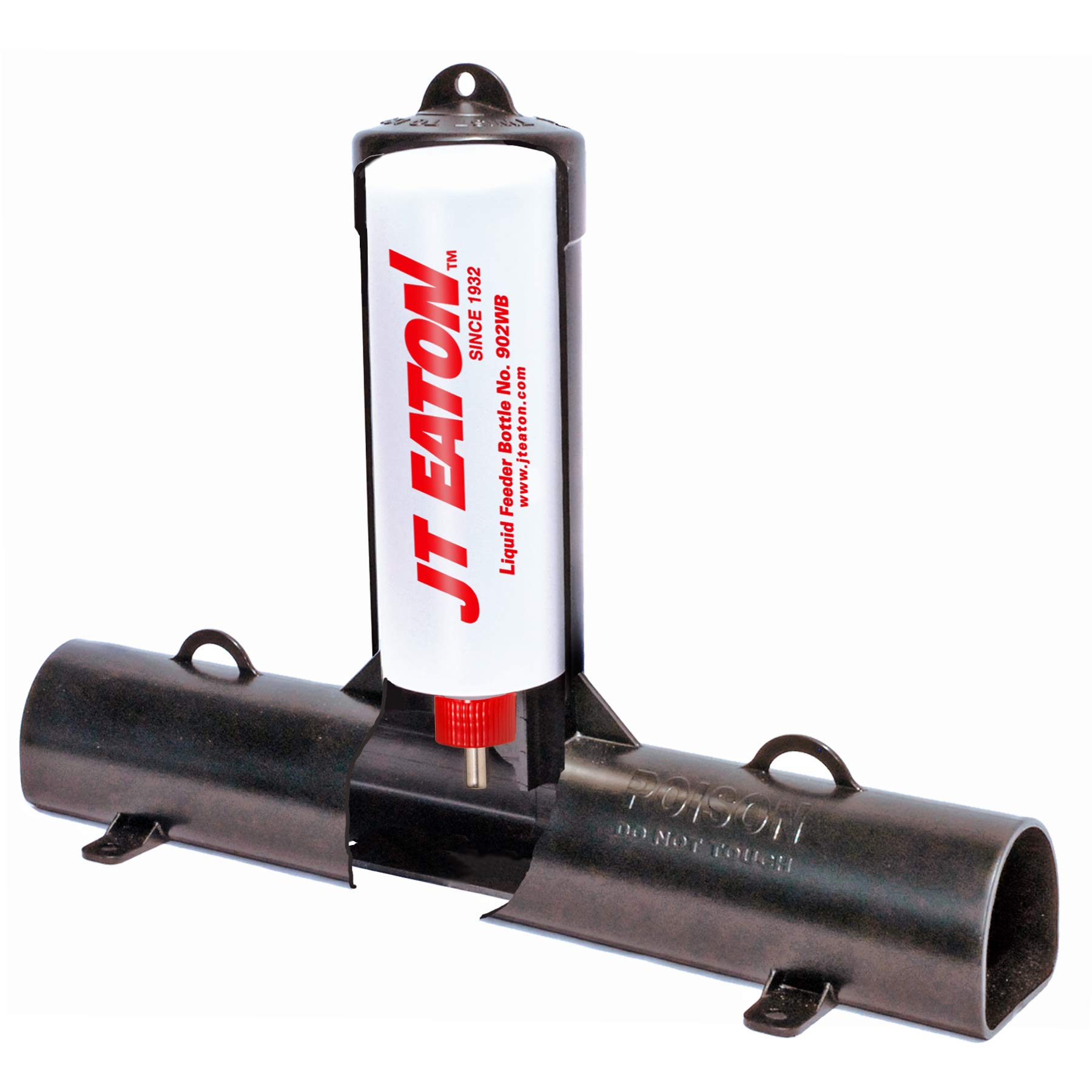 Top Loader Black Plastic Rodent Bait Station – Durable Tamper-Resistant Station for JT Eaton Bait Blocks & Rodenticides