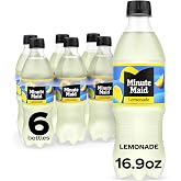 Minute Maid Lemonade Bottles, 16.9 fl oz, 6 Pack | Made with real fruit juice from concentrate and natural flavors