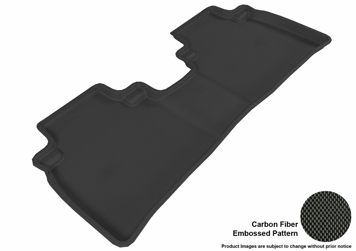 Black 3D MAXpider Second Row Custom Fit AllWeather Floor Mat for