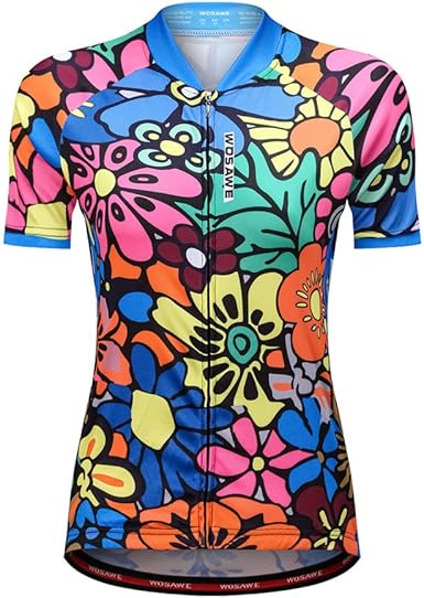 floral bike jersey