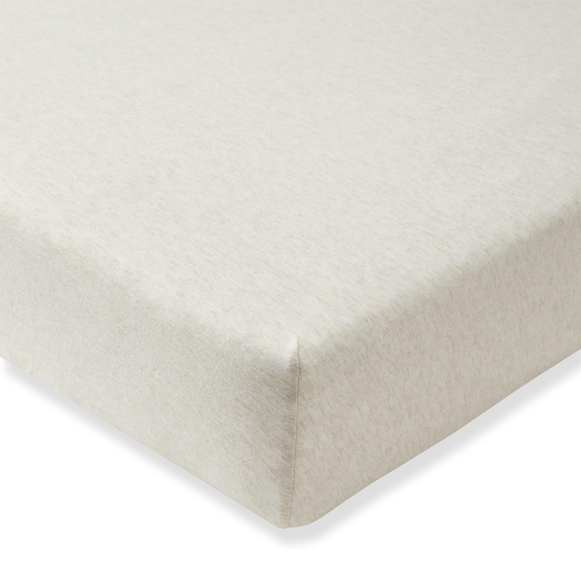 Photo 1 of Burt's Bees Baby Essential Organic Cotton Fitted Crib Sheet, Breathable for Boy Girl Standard Crib & Toddler Mattresses