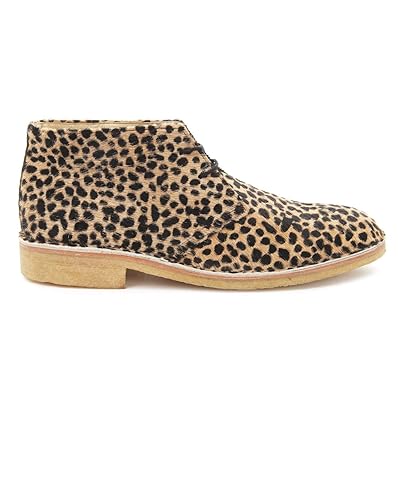 leopard desert boots