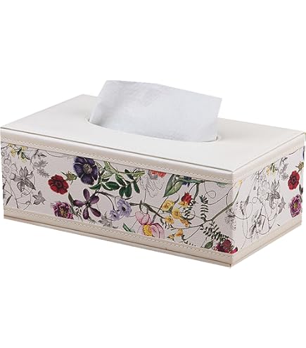 DELORIGIN Boîte à mouchoirs carrée en forme de girafe - Pliable - Étanche - Pour chambre à coucher, bureau, salle de bain, voiture - Table de chevet