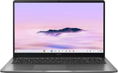 Chromebook Plus CX15 CX1505CTA-S70031 - Ordenador Portátil 15.6" Full HD (Intel Core 3 N355, 8GB RAM, 128GB eMMC, Graphics, ChromeOS) Gris Roca - Teclado QWERTY español