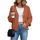 YSYOKOW Womens Open Front Cardigan Sweaters 2025 Fall Long Sleeve Button Down Chunky Knit Casual Outerwear Coats