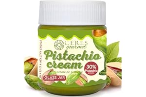 Ceres Gourmet Pistachio Cream Spread – 30% Real Pistachio, Premium Spread for Desserts, Breakfast & Baking, Smooth Gluten-Fre